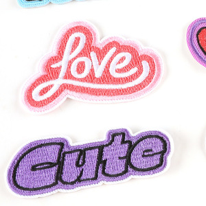 Parches Termoadhesivos Bordados Personalizados <span class=keywords><strong>de</strong></span> Alta Calidad con Letras <span class=keywords><strong>de</strong></span> Dibujos Animados y <span class=keywords><strong>Frases</strong></span> <span class=keywords><strong>para</strong></span> Gorras - Product Image 4