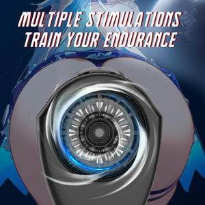 10 Vibration Space Capsule Fully Automatic Telescopic Airplane Cup Vibration <b>Masturbator</b> For Adult - Product Image 4