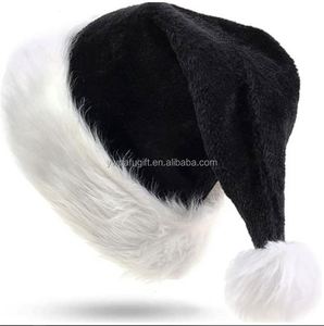 หมวกซานต้ากำมะหยี่คุณภาพสูงสำหรับผู้ใหญ่และเด็ก ลดราคาพิเศษ - Product Image 4