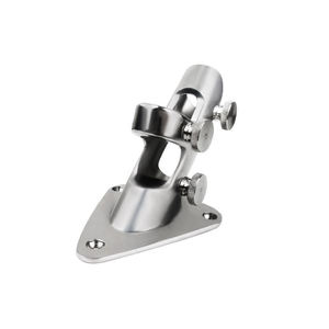 Marine 316 Stainless Steel Flag Pole Bracket, <b>Yacht</b> Base, Fiberglass Antenna Mount, <b>Yacht</b> Marine Hardware Accessories - Product Image 5