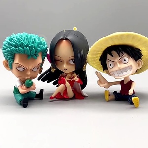Dibujos animados <span class=keywords><strong>Anime</strong></span> pieced Luffy Zoro personaje modelo Pvc sentado figura de acción coche ornamento - Product Image 5