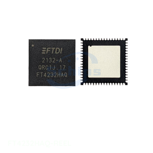 Manufacturer Channel Interface 64 VFQFN Exposed Pad FT4232HAQ-REEL Electronic Chips Component - Product Image 1