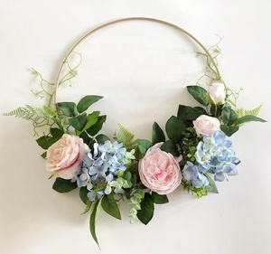 Une couronne de fleurs pivoines artificielles de haute qualité, 2020 m, pour un mariage, une couronne de pivoine, pour une décoration de maison - Product Image 4