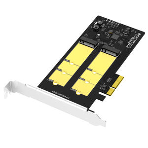 MAIWO Dual Bay <span class=keywords><strong>M</strong></span>.<span class=keywords><strong>2</strong></span> SSD kartu PCIex4x8x16 dengan RAID0/1 mendukung b-key (NGFF) <span class=keywords><strong>M</strong></span>.<span class=keywords><strong>2</strong></span> SDD 2242/2260/2280mm KCSSD6plus - Product Image 5