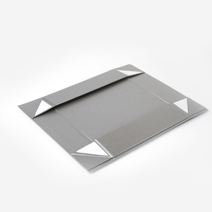 Оптовая продажа, серебряная Роскошная специальная магнитная Складная Подарочная бумажная упаковочная коробка - Product Image 6