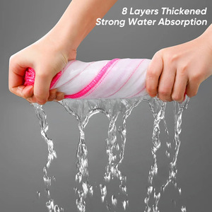 ผ้าเช็ดจานหนา 25x25 ซม. ลายทาง ผ้าทำความสะอาดครัวสำหรับหม้อและกระทะ - Product Image 3