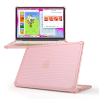 Étui pour ordinateur portable à texture rayée pour MacBook Neo, coque légère et durable