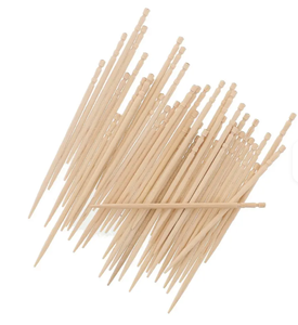 Palillos de Dientes de Bambú <span class=keywords><strong>Desechables</strong></span> con Logotipo Personalizado, Envueltos Individualmente en Papel para Uso Diario - Product Image 1