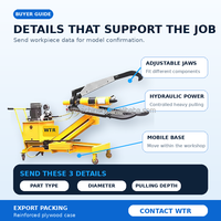 Extracteur hydraulique robuste de 200 tonnes pour équipement lourd avec traction linéaire contrôlée pour les réparations hors service des équipements miniers