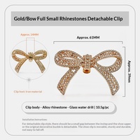 Breloque de sabot détachable en strass, accessoires DIY pour la partie supérieure, fleur incrustée de diamants, boucle à clipser pour talon haut femme