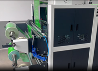 Machine à fabriquer des sacs à fleurs en plastique PE/BOPP/OPP entièrement automatique/semi-automatique à grande vitesse Debang DFHQ-1000mm