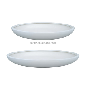 Pots de plantes vertes de jardin Pots de fleurs en fibre de verre Ciment Grands parterres de fleurs et pots de stockage d'eau Style - Product Image 3