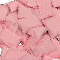 Dekorative Rosa Versandumschläge Selbstklebende Farbige Versandtaschen für Boutique-Kosmetik Geschenkverpackung Kurierbeutel Matt