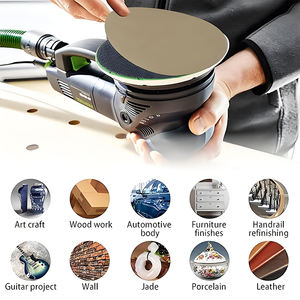 Disco Abrasivo a Rete Originale <span class=keywords><strong>Mirka</strong></span>, Disco di Carta Vetrata 75mm Senza Polvere, Disco Abrasivo <span class=keywords><strong>Mirka</strong></span> Abranet - Product Image 6