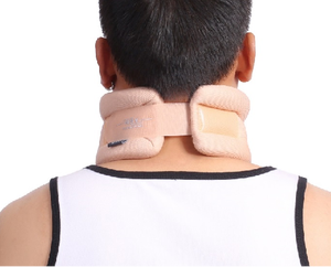 Collar Cervical de Esponja de Espuma Ajustable para Trabajo de Oficina, Tipo Fijador de Cuello Transpirable PARA EL Cuidado DE LA Columna Vertebral - Product Image 4