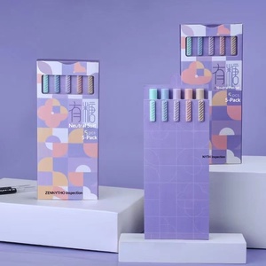 ซันชิ ชูการ์ ซีรีส์ปากกาพลาสติกแบบคลิกคุณภาพสูง 0.5 มม. แกนสีดำ เขียนลื่น <span class=keywords><strong>ง</strong></span>่ายต่อการเขียน ปากกาสำหรับนักเรียน แก้โจทย์ข้อสอบ - Product Image 1