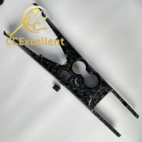 Remplacement pour Mustang GT EcoBoost 2024+ : Base de panneau de garniture de console centrale pour modification en fibre de carbone