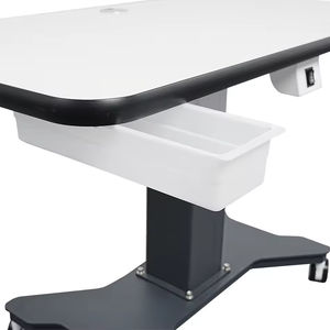 Elektrisch verstellbarer Tisch mit geräumiger Arbeitsfläche für Optometrie-Ausrüstung und ophthalmologische Instrumente. - Product Image 5