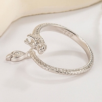 Bague ajustable vintage en cuivre avec dragon chinois et accent en strass, taille unique, cadeau idéal