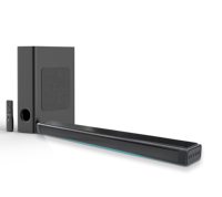 Nouvelle barre de son Bluetooth 2.1 OEM 2025, vente chaude, système audio RMS120W, haut-parleur de barre de son avec caisson de basses filaire