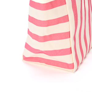 High Quality Cartoon Lunch Travel <strong>Medium</strong> Zipper Tote Yellow White Natural Cotton Customizable Canvas <strong>Bag</strong> Long Handle - Product Image 2