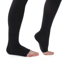 34-46 MmHg Noir Gradué Au-dessus Du Genou Bas De Compression Casual Varices Chaussettes De Compression Cuisse Haute 40mmhg