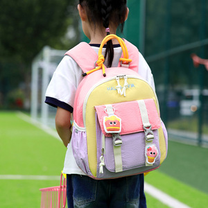 Kids Snack <b>Backpack</b> for 3-6 Years Old Outdoor Travel Cute Cartoon Car Design Lightweight Mesh <b>Children's</b> Bookbag Unisex 20-35L - Product Image 2