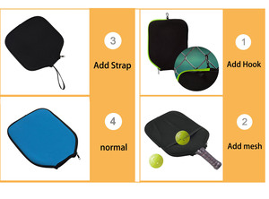 Borsa Sportiva Personalizzata con Logo Stampato, Custodia Resistente in Neoprene per Racchette da Pickleball e Padel da Donna - Product Image 6