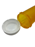 Viales de Plástico Ámbar con Tapa a Prueba de Niños, con Cierre de Clic, para Medicamentos Recetados, de 10dr a 60dr, con Logotipo Personalizado