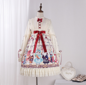 Falda Lolita, Vestido de <span class=keywords><strong>Anime</strong></span> Japonés para Chicas, <span class=keywords><strong>Ropa</strong></span> de Cosplay, Vestido Lolita Gótico - Product Image 5