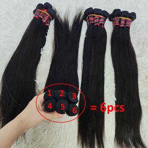 Letsfly Cheveux vierges brésiliens bon marché, lots de cheveux noirs, livraison gratuite, fournisseur de lots de cheveux, extensions de cheveux 100% humains - Product Image 6