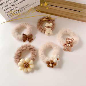 <span class=keywords><strong>Tracy</strong></span> & Herry-accesorios para el cabello de dibujos animados para niña, accesorios para el cabello de felpa con bonito patrón de animales, para Otoño e Invierno - Product Image 4