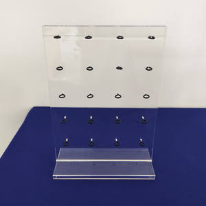 Máy tính để bàn 20 Nhẫn rõ ràng <span class=keywords><strong>Acrylic</strong></span> Pet ID tag hiển thị đứng <span class=keywords><strong>Acrylic</strong></span> Dog Tags hiển thị <span class=keywords><strong>Rack</strong></span> cho cửa hàng vật nuôi - Product Image 2