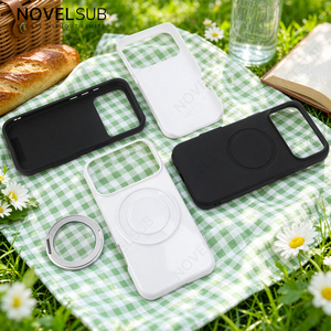 Fundas para Teléfono con Película en Blanco para Sublimación 3D 2 en 1, para iPhone Serie 18-13, con Protección de 360 Grados °   Soporte Magnético Giratorio para Anillo - Product Image 3