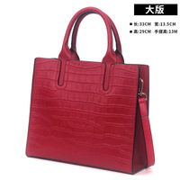 Bolso de Cuero para Mujer, Estilo Bandolera, Gran Capacidad, Nuevo