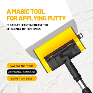 Kit de Cuchilla de Alisado Personalizado al Por Mayor de 25CM, 40CM, 60CM, 80CM con Mango Telescópico, Espátula de Acero Inoxidable, Herramienta Manual para Paneles de Yeso - Product Image 3