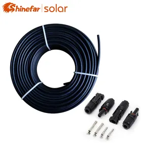 Customization 6mm2 TUV electric cable solar connector solar cables DC LINE