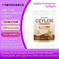 Gélules de cannelle de Ceylan avec huile MCT, 60 gélules par flacon, complément alimentaire pour adultes, non destiné aux femmes enceintes, vente en gros OEM
