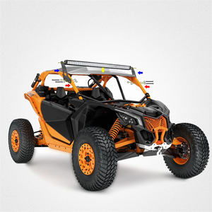 Barra de luz LED superior para parabrisas, soportes de montaje para <span class=keywords><strong>Can</strong></span>-<span class=keywords><strong>am</strong></span> Maverick X3 MAX DS <span class=keywords><strong>RS</strong></span> 2017 2018 2019 2020 2021 <span class=keywords><strong>2022</strong></span>, 50" - Product Image 4