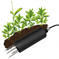 Équipement d'analyse de sol agricole Capteur d'humidité du sol Zigbee EC avec humidimètre et température Humidimètre