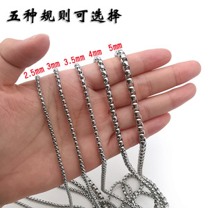 Collier à chaîne géométrique unisexe, bijoux Hip Hop pour hommes et femmes, accessoire cadeau - Product Image 5