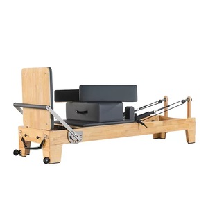 Máquina de Ejercicio Corporal con Logotipo Personalizado, Camas de Pilates Reformer de Madera de Arce, Camas de Pilates Reformer de Madera de Roble para Estudio - Product Image 4