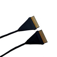 Hotten 15-Pin 1,0mm Rastermaß Reverse FPC-zu-FPC Feinkoaxialkabel-Baugruppe für LCD-Anzeigemodule