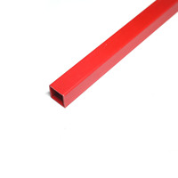 Tube carré en PVC extrudé sur mesure, durable, anti-UV, certifié ISO 9001, pour usage industriel, hydroponie