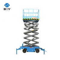 Table élévatrice à ciseaux électrique mini, plateforme de travail en hauteur, 220V/380V/415V, certifiée ISO9001/CE/TUV, nettoyage de vitres