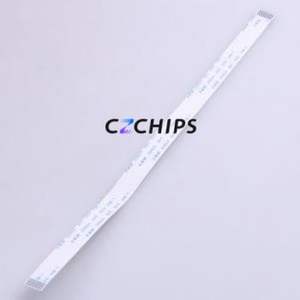 JS10A-08P-200-4-8 FFC Cable (Flexible Flat Cable) P=1mm Connector 8P 1mm 0.3mm Non-Inverting - Product Image 1