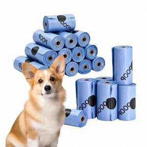 ผู้ผลิตขายส่ง รับผลิตถุงกำจัดมูลสัตว์เลี้ยงแบบย่อยสลายได้ PLA/PBAT พร้อมหูหิ้ว พิมพ์ลายเฟล็กโซตามสั่ง - Product Image 1