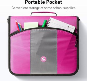 <b>Case</b>-it Factory Organizer Folder Expanding <b>File</b> Organizer With Zipper and Label for Letter A4 <b>Files</b> - Product Image 2