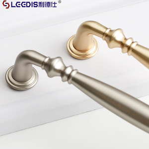 Lcedis Cabinet <b>Door</b> <b>Handle</b> Zinc Alloy Bar Shape European Style Durable Furniture Hardware <b>Handle</b> - Product Image 1