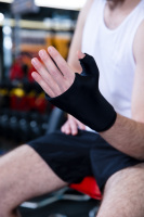 Compresse de glace chaude et froide pour le pouce et le poignet, réutilisable pour les blessures, le syndrome du canal carpien, l'arthrite, la tendinite